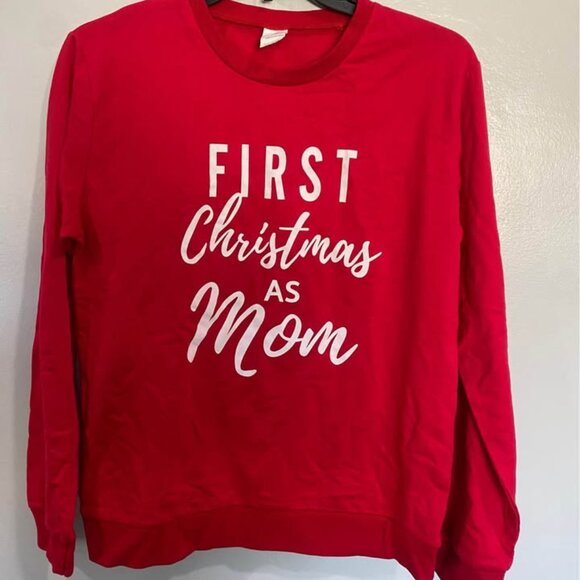 My First Christmas sweater as a mom- Size Medium (New) - Picture 1 of 2